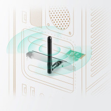 Tinklo plokštė - TP-Link TL-WN781ND 150 Mbit / s žalia Tinklo plokštė - TP-Link TL-WN781ND 150 Mbit / s žalia