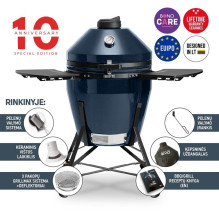 Kamado Bono GRANDE EVO 25 Grill, blue, 64 cm Kamado Bono GRANDE EVO 25 Grill, blue, 64 cm