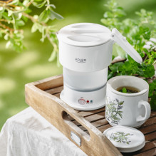 Silicone kettle ADLER AD 1377w White Silicone kettle ADLER AD 1377w White