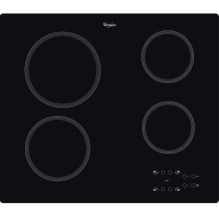 Whirlpool AKT 801 / NE hob Black Built-in 58 cm Ceramic hob 4 zone(s) Whirlpool AKT 801 / NE hob Black Built-in 58 cm Ceramic hob 4 zone(s)