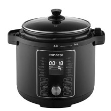 Concept Kulinarija CK8000 Daugiafunkcis puodas su oro gruzdintuvės funkcija 1500 W Juoda