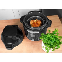 Concept Kulinarija CK8000 Daugiafunkcis puodas su oro gruzdintuvės funkcija 1500 W Juoda