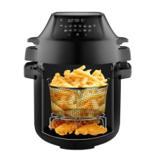 Concept Kulinarija CK8000 Daugiafunkcis puodas su oro gruzdintuvės funkcija 1500 W Juoda