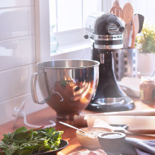 „KitchenAid 5KSM175PSEOB“ maišytuvas, stovintis maišytuvas, 300 W, juodas, nerūdijantis plienas