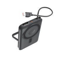Išorinė baterija - KSIX Magnetic 10 000 mAh 22,5 W Pilka Išorinė baterija - KSIX Magnetic 10 000 mAh 22,5 W Pilka