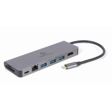 USB Adapteris - Gembird A-CM-COMBO5-05 USB Type-C 5-in-1
