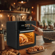 „GreenBlue AIR FRYER“ oro gruzdintuvė be aliejaus, 1800 W, 10 l talpa, 8 programos, priedai, laikmatis, GB950