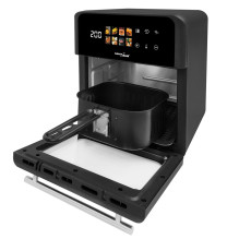 „GreenBlue AIR FRYER“ oro gruzdintuvė be aliejaus, 1800 W, 10 l talpa, 8 programos, priedai, laikmatis, GB950