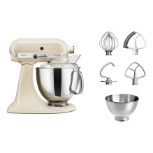KitchenAid 5KSM175PSEAC Artisan food processor 300 W 4.8 L Cream