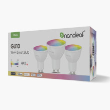 Nanoleaf Essentials Matter Wi-Fi GU10 Smart Bulb RGBCW 3pcs pack,