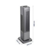 Bokštinis ventiliatorius - šildytuvas Clean Air CA-904G Bokštinis ventiliatorius - šildytuvas Clean Air CA-904G