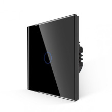 WiFi vienpolis sensorinis jungiklis Feelspot, juodas 800W