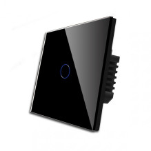 WiFi vienpolis sensorinis jungiklis Feelspot, juodas 800W