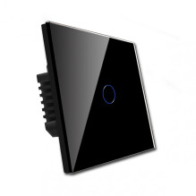 WiFi vienpolis sensorinis jungiklis Feelspot, juodas 800W