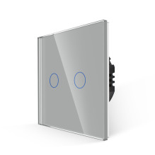 WiFi dvipolis sensorinis jungiklis Feelspot, pilkas 800W