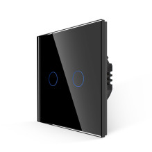 WiFi dvipolis sensorinis jungiklis Feelspot, juodas 800W