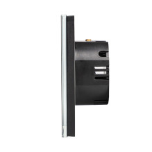 WiFi dvipolis sensorinis jungiklis Feelspot, juodas 800W