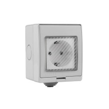 Vandeniui atsparus kištukinis lizdas Feelspot FS-WSK02WE IP55 WiFi, Tuya Vandeniui atsparus kištukinis lizdas Feelspot FS-WSK02WE IP55 WiFi, Tuya