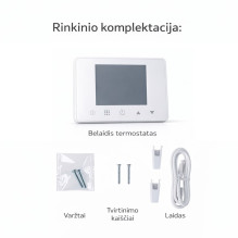 Išmanus programuojamas termostatas Feelspot WTH90.03RF, ZigBee Išmanus programuojamas termostatas Feelspot WTH90.03RF, ZigBee