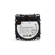 Vienpolis WiFi sensorinis jungiklis dimeris (trailing edge) Feelspot, 120W, be dangtelio (LED)
