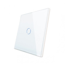 Vienpolis sensorinis jungiklio dangtelis Feelspot, baltas, 86x86mm Vienpolis sensorinis jungiklio dangtelis Feelspot, baltas, 86x86mm