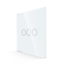 Tripolis sensorinis jungiklio dangtelis Feelspot, baltas, 86x86mm Tripolis sensorinis jungiklio dangtelis Feelspot, baltas, 86x86mm