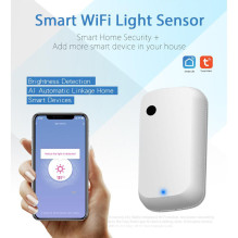 Kambario šviesos ryškumo jutiklis su WIFI Feelspot FS-LBS01W 0-1000 LUX, Tuya Kambario šviesos ryškumo jutiklis su WIFI Feelspot FS-LBS01W 0-1000 LUX, Tuya