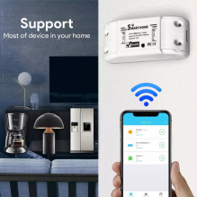 Išmanusis jungiklis - rėlė Feelspot FS-WB01W 10A Wi-Fi, Tuya Išmanusis jungiklis - rėlė Feelspot FS-WB01W 10A Wi-Fi, Tuya