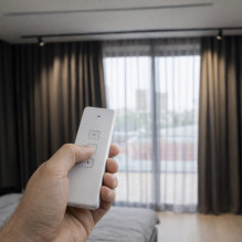 Išmanusis elektrinis užuolaidų bėgelis (4m) Feelspot FS-CM04W WiFi, Tuya Išmanusis elektrinis užuolaidų bėgelis (4m) Feelspot FS-CM04W WiFi, Tuya