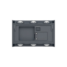 Sieninis lauko šviestuvas Braytron VECTOR LED, 6 W, tamsiai pilkas Sieninis lauko šviestuvas Braytron VECTOR LED, 6 W, tamsiai pilkas