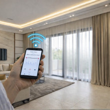 Išmanusis elektrinis užuolaidų bėgelis (6m) Feelspot FS-CM06W WiFi, Tuya (prekė su trūkumais) Išmanusis elektrinis užuolaidų bėgelis (6m) Feelspot FS-CM06W WiFi, Tuya (prekė su trūkumais)