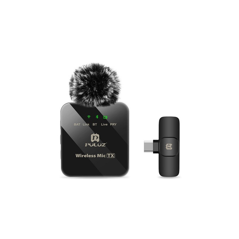 Wireless digital microphone, clip-on, Type-C