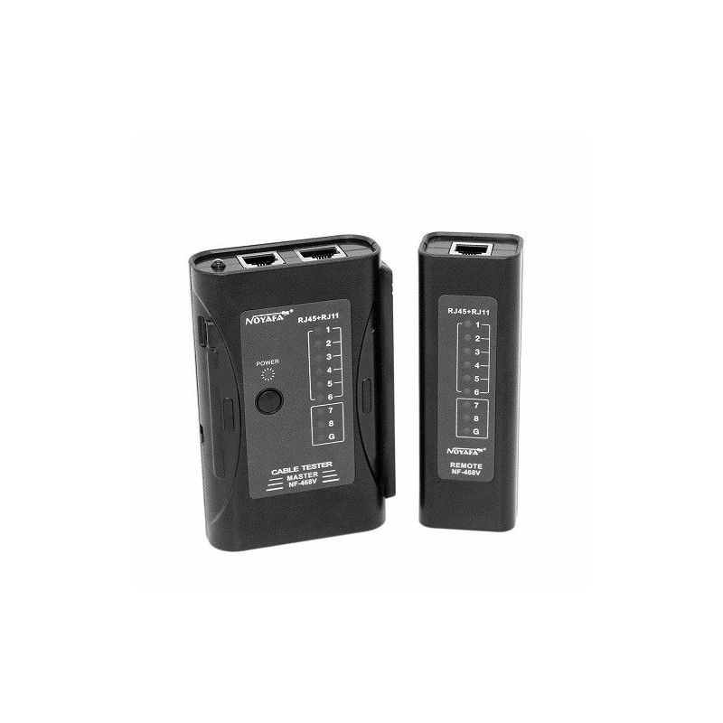 Tinklo ir telefono kabelių RJ-45, RJ-11 testeris