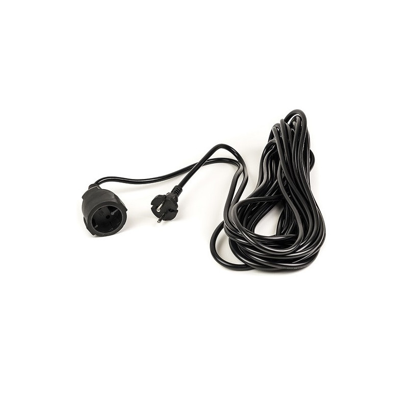 Extension cord 10m, 1 socket, 2x1.0mm2