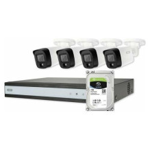 Recorder Abus ABUS Analog Video Set: 4 Mini Tube Cameras + Recorder