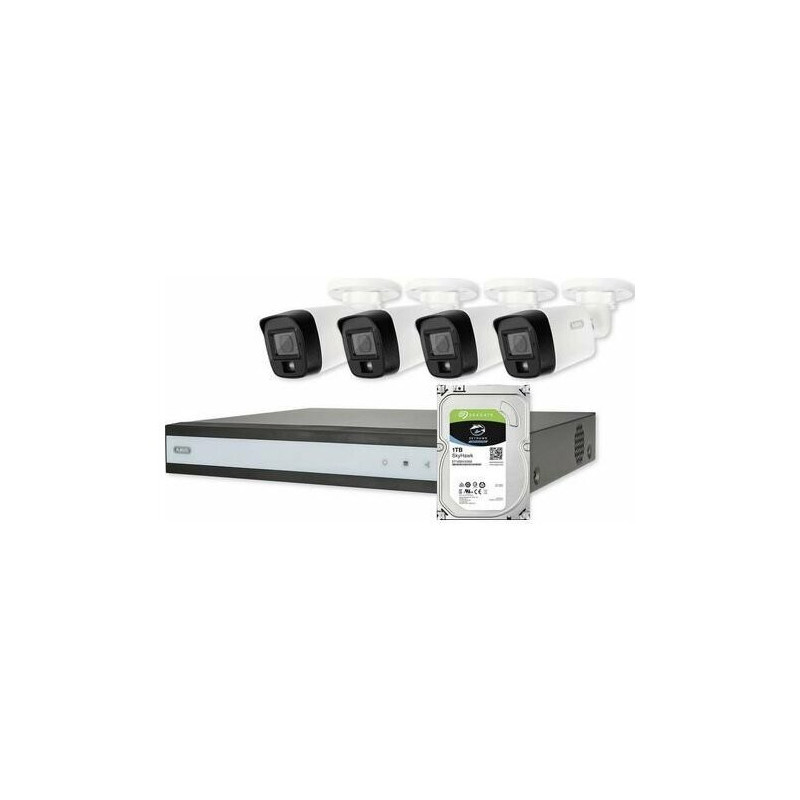 Recorder Abus ABUS Analog Video Set: 4 Mini Tube Cameras + Recorder