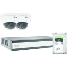 Recorder Abus ABUS PoE video set: 2 mini dome cameras + NVR