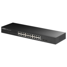 EDIMAX Slēdzis 48,3cm 24x +2 GE GS-1026 V3 EDIMAX Slēdzis 48,3cm 24x +2 GE GS-1026 V3
