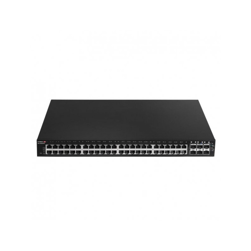 EDIMAX Switch Industrial 54-Port Gig. PoE+ has 6x 10GbE SFP