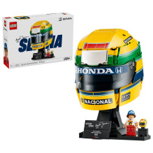 Konstravimo rinkinys - LEGO Editions 43024 Ayrton Senna Helmet, 931 detalė, ekspozicinis modelis, 190 × 130 × 130 mm, 1 Konstravimo rinkinys - LEGO Editions 43024 Ayrton Senna Helmet, 931 detalė, ekspozicinis modelis, 190 × 130 × 130 mm, 1
