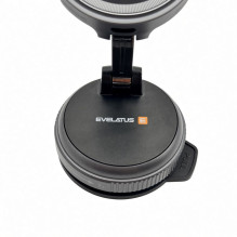 Evelatus Qi2 25W Magnetic Wireless Car Charger - AutoSpring Coiled Cable USB C to USB C connector 1.2M Black