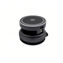 Evelatus Qi2 25W Magnetic Wireless Car Charger - AutoSpring Coiled Cable USB C to USB C connector 1.2M Black