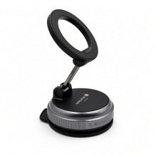 Evelatus Premium Magnetic Rotating Phone Car Holder Black