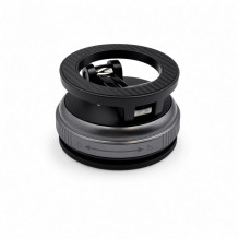 Evelatus Premium Magnetic Rotating Phone Car Holder Black