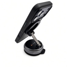 Evelatus Premium Magnetic Rotating Phone Car Holder Black