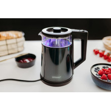 Elektrinis virdulys - PRIME3 SEK21 1,2 l 1 355 W juodas Elektrinis virdulys - PRIME3 SEK21 1,2 l 1 355 W juodas