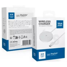 Wireless charging station Blue Star (15W MagSafe Compatible) white