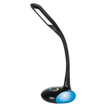 „Activejet“ LED stalinė lempa „VENUS BLACK“ su RGB pagrindu