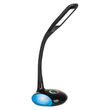 „Activejet“ LED stalinė lempa „VENUS BLACK“ su RGB pagrindu