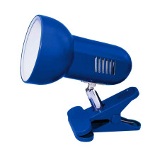 Activejet Clip-on desk lamp, blue, metal, E27 thread Activejet Clip-on desk lamp, blue, metal, E27 thread